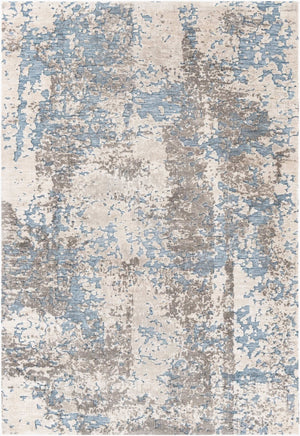Surya Talise 2' X 3' Handmade Rug – Durable Polyester, Modern Design, Perfect For Chic Home Decor Spaces Pale Blue Polyester Tle1005-23