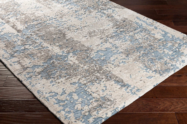 Surya Talise 2' X 3' Handmade Rug – Durable Polyester, Modern Design, Perfect For Chic Home Decor Spaces Pale Blue Polyester Tle1005-23