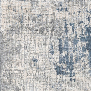 Surya Talise 2' X 3' Handmade Rug – Durable Polyester, Modern Design, Perfect For Chic Home Decor Spaces Denim Polyester Tle1007-23