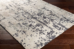 Surya Talise 2' X 3' Handmade Rug – Durable Polyester, Modern Design, Perfect For Chic Home Decor Spaces Charcoal Polyester Tle1009-576