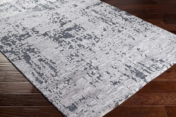Surya Talise 2' X 3' Handmade Rug – Durable Polyester, Modern Design, Perfect For Chic Home Decor Spaces Charcoal Polyester Tle1012-23
