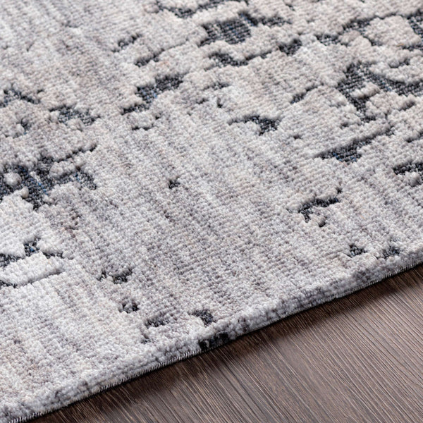 Surya Talise 2' X 3' Handmade Rug – Durable Polyester, Modern Design, Perfect For Chic Home Decor Spaces Charcoal Polyester Tle1012-23