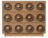 Commerce and Market Knobby 3-Drawer Accent Chest Light Wood 7228-50736-85 Hooker Furniture