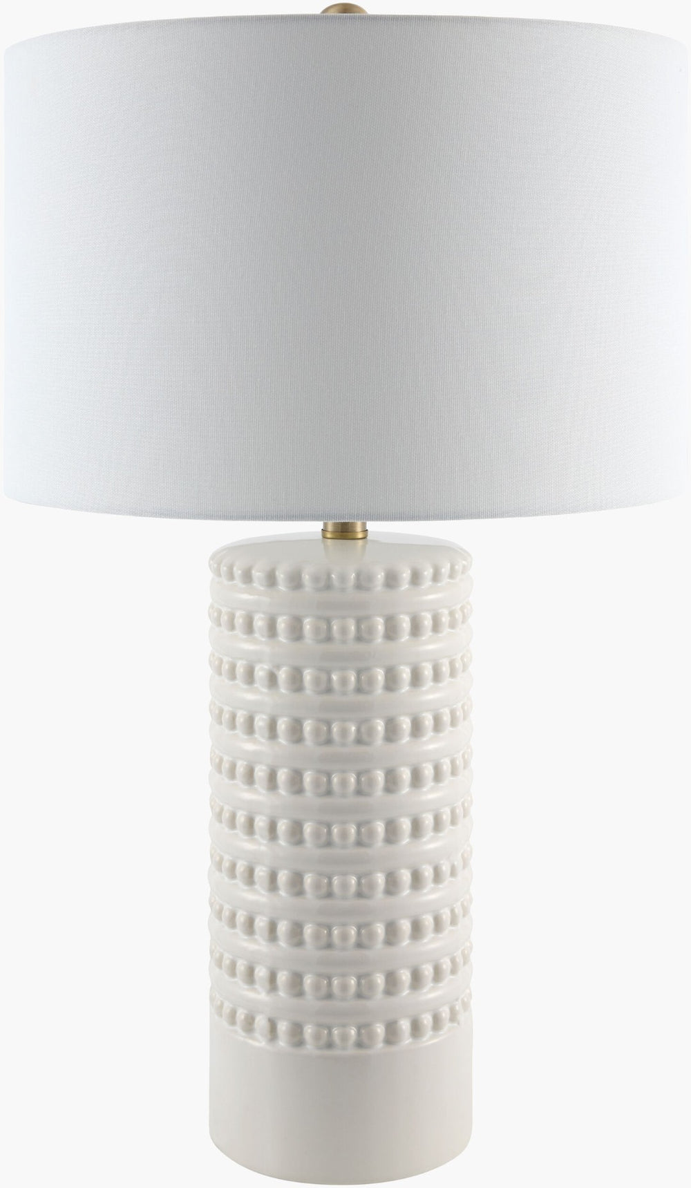 Livabliss Tolfa Linen Shade Metal Base Table Lamp Warm Diffused Light for Living Room Bedroom TLF-003