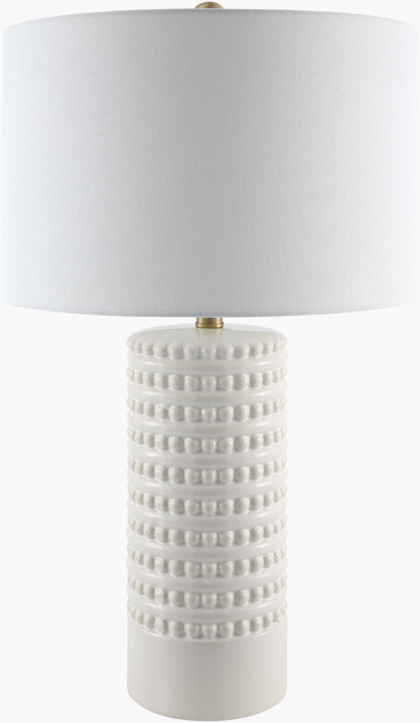Livabliss Tolfa Linen Shade Metal Base Table Lamp Warm Diffused Light for Living Room Bedroom TLF-003