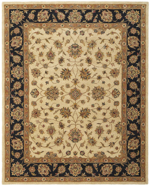 Feizy Rugs Wagner Hand Tufted Wool Oriental Rug - Durable, Stain-resistant Design Perfect For High-traffic Areas Tan,Brown,Black Wool Wgr8942fbgeblkf00