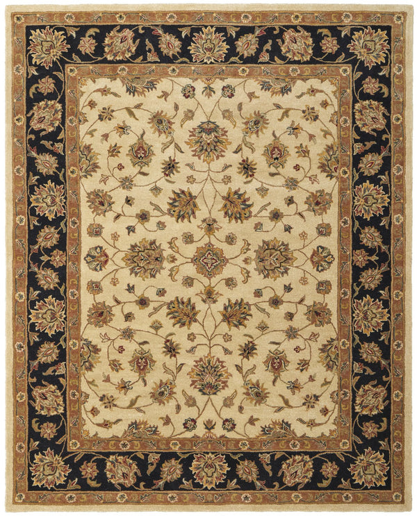 Feizy Rugs Wagner Hand Tufted Wool Oriental Rug - Durable, Stain-resistant Design Perfect For High-traffic Areas Tan,Brown,Black Wool Wgr8942fbgeblkf00