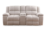 Parker House Parker Living Buster - Opal Taupe Reclining Console Loveseat Opal Taupe 100% Polyester (W) MBUS#822C-OPTA