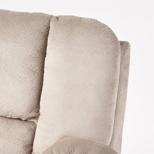 English Elm Christopher Knight Home® - Luxurious Manual Recliner Chair with Skin-Friendly Fabric, Dual Cup Holders, Ergonomic Padded Comfort Coffee 57578.00LAT