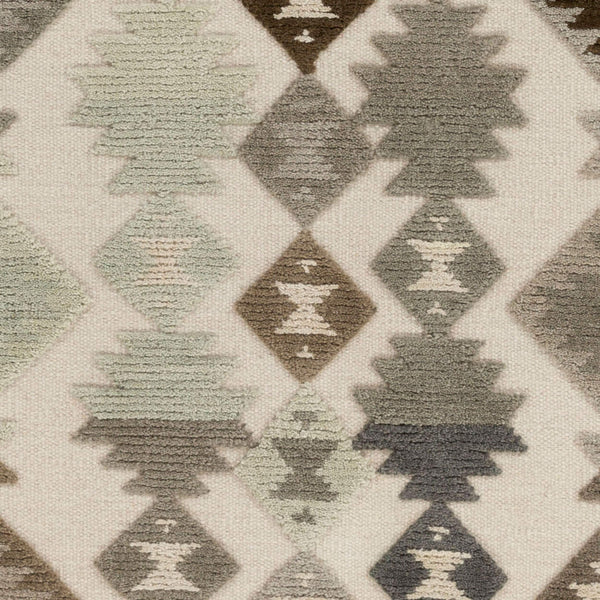 Surya Tallo Handmade 2'6" X 8' Rug - Global Inspired Elegance, Durable Wool, Low Pile With Warranty! Oatmeal Wool Tll3003-268