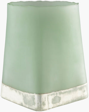 Surya Talma Elegant 15"H Candleholder - Stunning Decorative Accent For Modern & Traditional Decor Mint Glass Tlm002-l