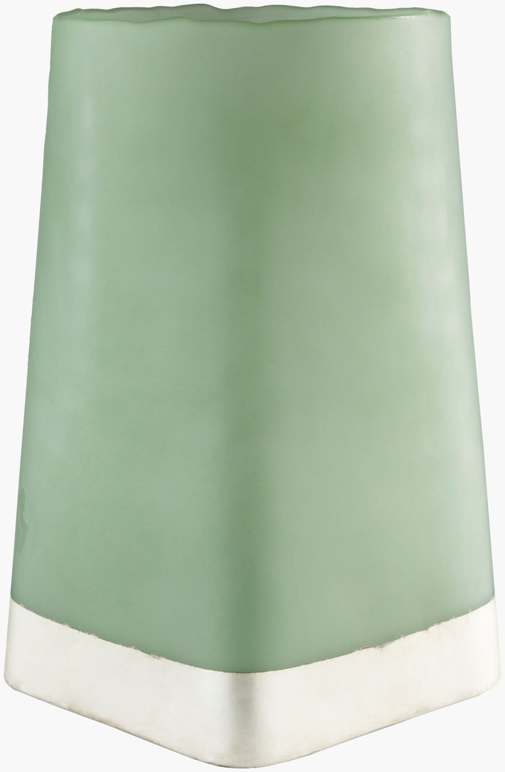 Surya Talma Elegant 15"H Candleholder - Stunning Decorative Accent For Modern & Traditional Decor Mint Glass Tlm002-s