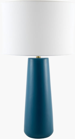 Livabliss Talari Art Deco Linen Shade Table Lamp Mixed Base Ambient Glow for Bedroom TLRI-001