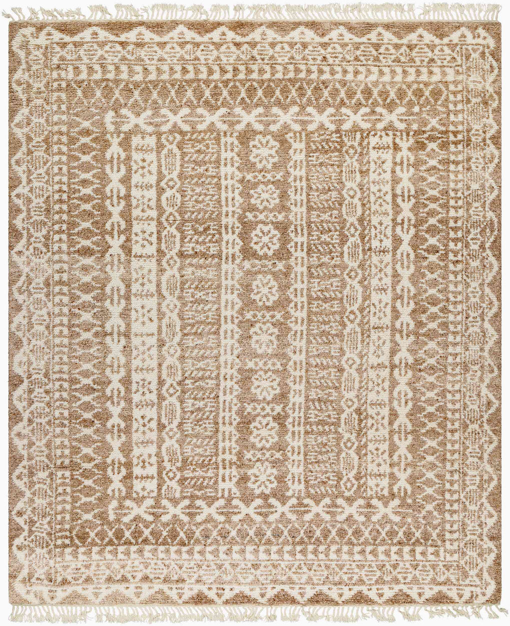 Surya Tulsa 10' X 14' Handmade Global Style Rug - Luxurious Wool, Durable, Soft Underfoot, Unique Charm Beige Wool Tls2300-69