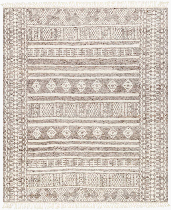 Surya Tulsa 10' X 14' Handmade Global Style Rug - Luxurious Wool, Durable, Soft Underfoot, Unique Charm Taupe Wool Tls2302-1014