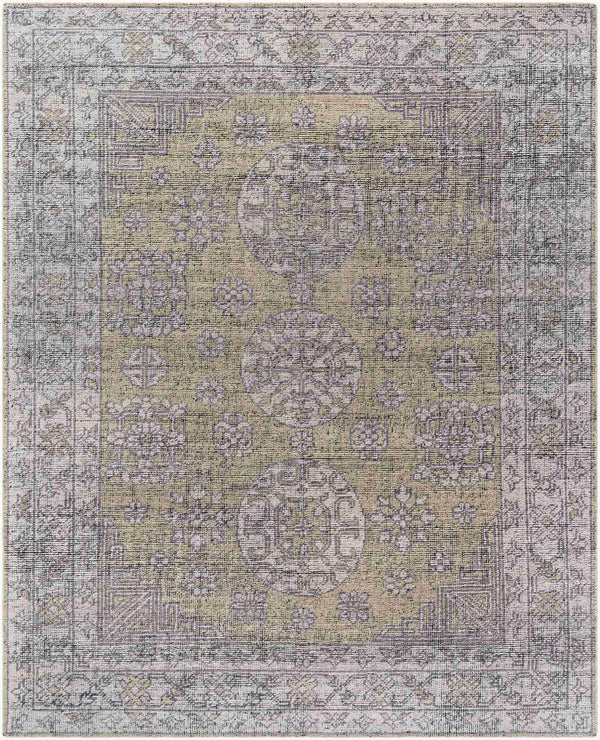 Surya Tulu 10' X 14' Handmade Wool Rug - Timeless Elegance For High-traffic Areas, Perfectly Crafted In India Pewter Wool Tlu2300-1014