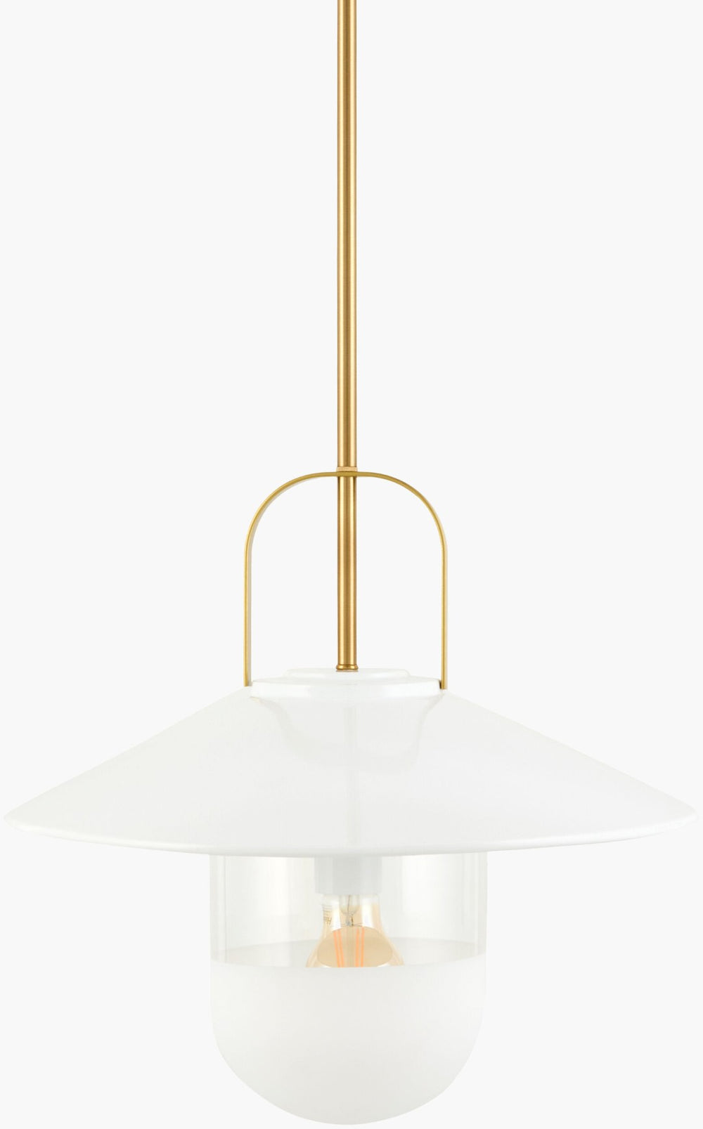 Livabliss Tuliw Iron Frame Clear Glass Pendant Light for Dining Rooms and Kitchen Islands TLW-001