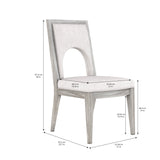 A.R.T. Furniture Vault Upholstered Side Chair (Sold as Set of 2) 285206-2354 Gray 285206-2354