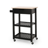 Christopher Knight Home® - Noble House - Dade Kitchen Cart with Wheels