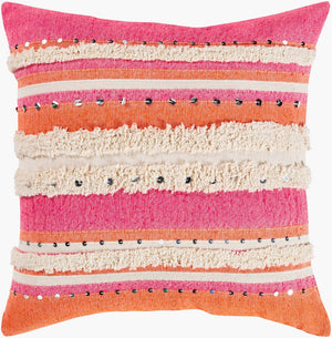 Livabliss Temara Handcrafted Bohemian Accent Pillow Woven Cotton Blend Global Texture Sofa Decor TMA002-2020P