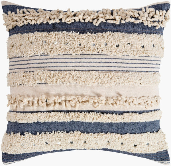 Livabliss Temara Bold Geometric Accent Pillow Cotton Blend Bohemian Global Texture for Sofas TMA006-2222P