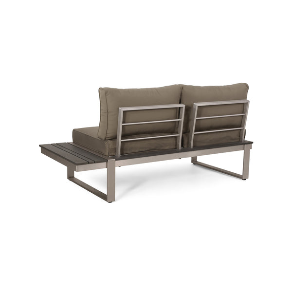 English Elm Christopher Knight Home® - Sterling Khaki Right Arm Sofa Seater - Stylish, Durable & Comfortable For Modern Living Spaces 68035.00GRY