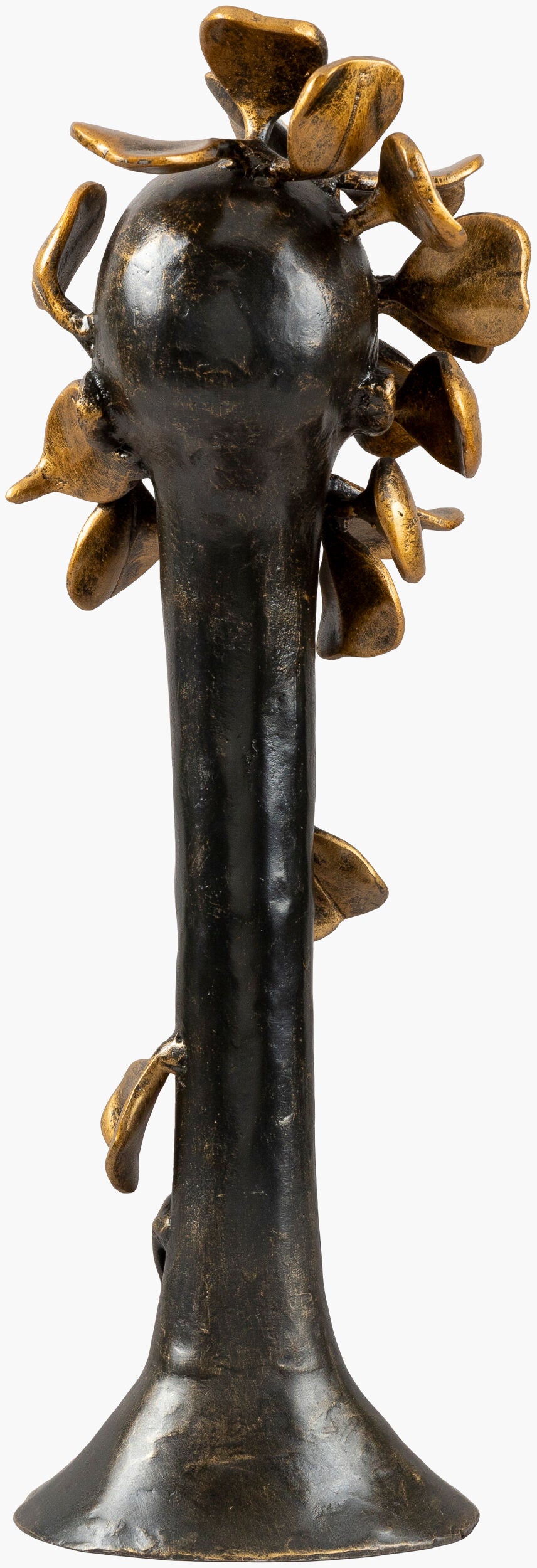 Surya Asintmah 15" Modern Minimalist Decorative Sculpture - Elegant Home Accent For Stylish Decor Metallic ,Bronze Iron Tmh001-1555