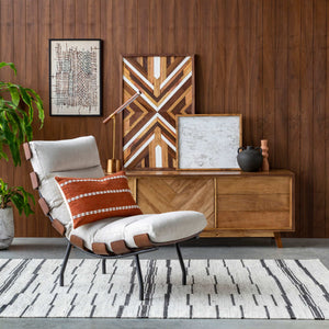 Surya Tamaris Handmade 2' X 3' Wool & Viscose Area Rug - Soft, Easy-clean, Global Style For Any Room Cream Wool,Viscose Tmi2300-23