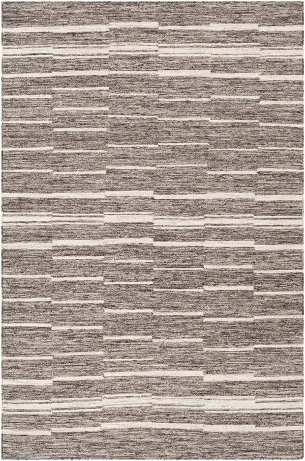 Surya Tamaris Handmade 2' X 3' Wool & Viscose Area Rug - Soft, Easy-clean, Global Style For Any Room Charcoal Wool,Viscose Tmi2301-576
