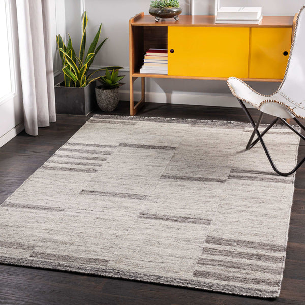 Surya Tamaris Handmade 2' X 3' Wool & Viscose Area Rug - Soft, Easy-clean, Global Style For Any Room Light Gray Wool,Viscose Tmi2303-23