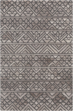 Surya Tahoma 5' X 7'6" Handmade Global-inspired Rug - Elegant, Eco-friendly, Low Pile Charm For Your Home! Gray Wool,Viscose Tmo1002-576