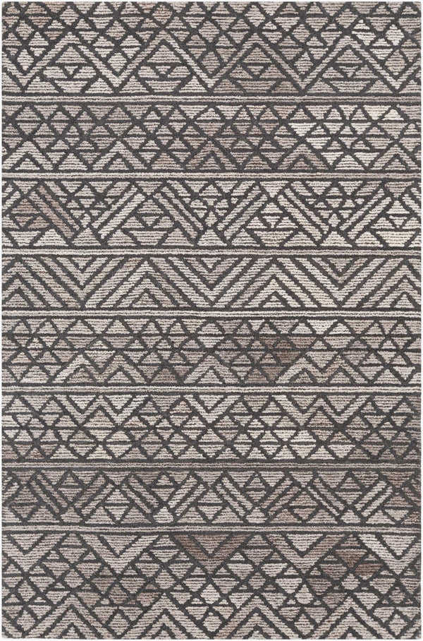 Surya Tahoma 5' X 7'6" Handmade Global-inspired Rug - Elegant, Eco-friendly, Low Pile Charm For Your Home! Gray Wool,Viscose Tmo1002-576