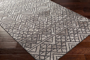 Surya Tahoma 5' X 7'6" Handmade Global-inspired Rug - Elegant, Eco-friendly, Low Pile Charm For Your Home! Gray Wool,Viscose Tmo1002-576