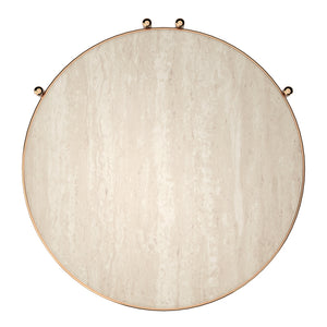 Homelegance By Top-Line Annika Champagne Gold Finish Side Table Champagne Gold Metal