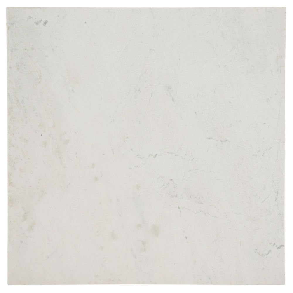 Bernhardt Bernhardt Donnelly Banswara Marble Cocktail Table — Modern Sculptural 48" Square Plinth Base On Casters 301007