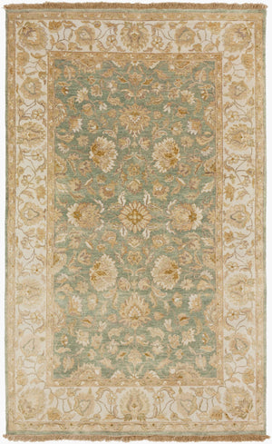 Surya Temptress Luxurious 2' X 3' Handmade New Zealand Wool Rug - Timeless Style For High Traffic Areas Sage Nz Wool Tms3000-23