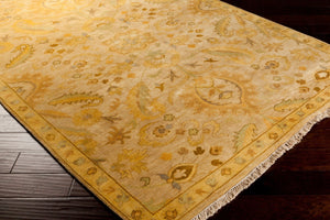 Surya Temptress Luxurious 2' X 3' Handmade New Zealand Wool Rug - Timeless Style For High Traffic Areas Beige Nz Wool Tms3004-268