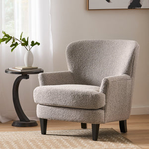 English Elm Christopher Knight Home® - Club Chair - Elegant Boucle Upholstered Seating With Flared Arms & Tapered Legs For Modern Comfort 74115.00STN
