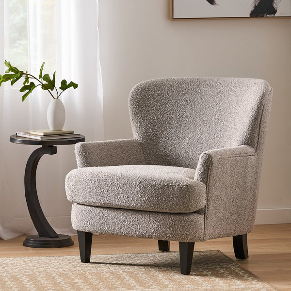 English Elm Christopher Knight Home® - Club Chair - Elegant Boucle Upholstered Seating With Flared Arms & Tapered Legs For Modern Comfort 74115.00STN