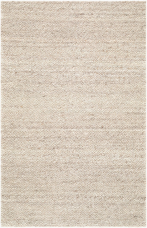 Livabliss Tommy Handwoven Wool Blend Area Rug Low Pile Minimalist Style for Living Dining Rooms Beige, Taupe 9' x 12' TMY2301-912
