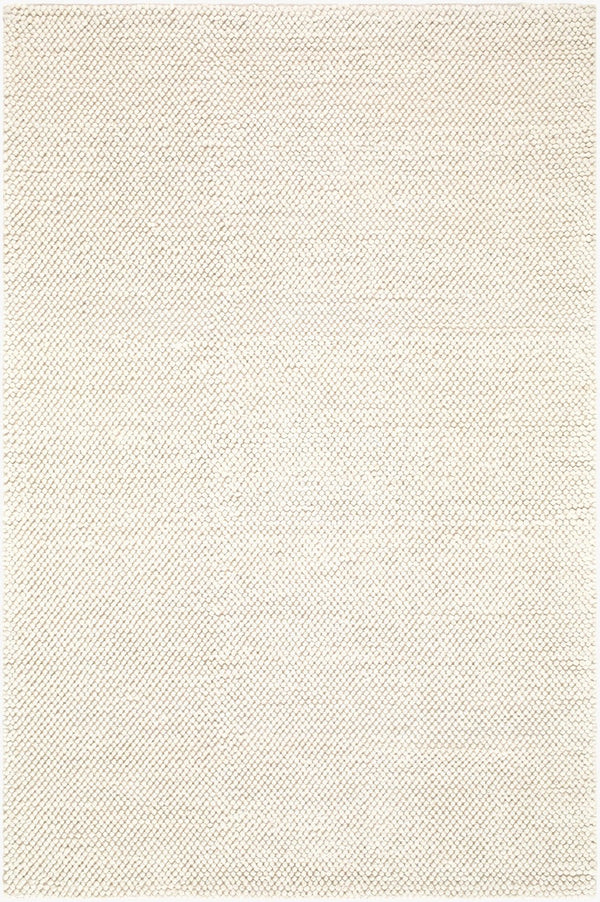 Livabliss Tommy Handwoven Wool Blend Low Pile Area Rug for Modern Living Spaces Ivory, Cream 10' x 14' TMY2303-1014