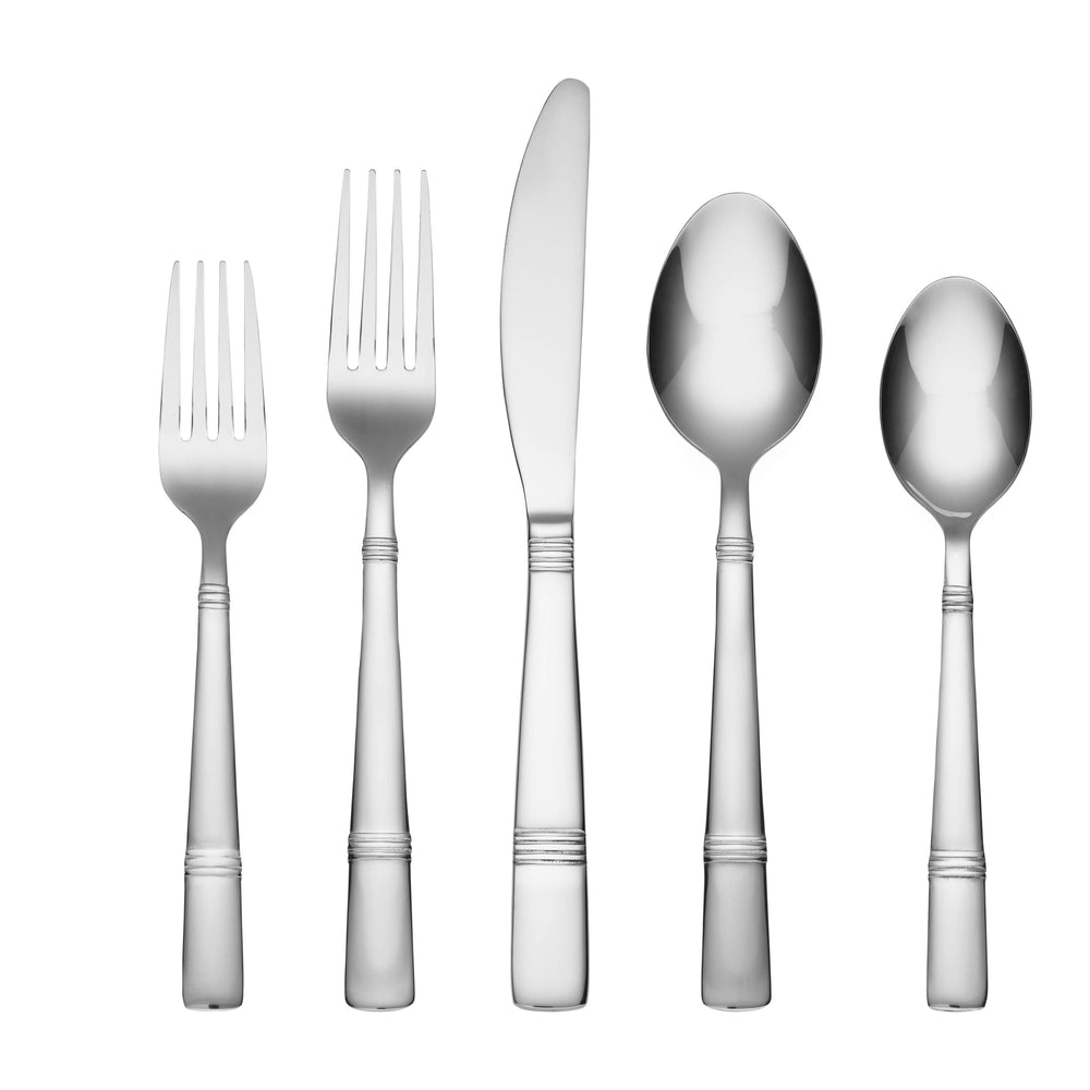 Lenox Cambridge Braylen Mirror 62-Piece Flatware Set with Oak Buffet NO COLOR METAL 3194K7CSLG31