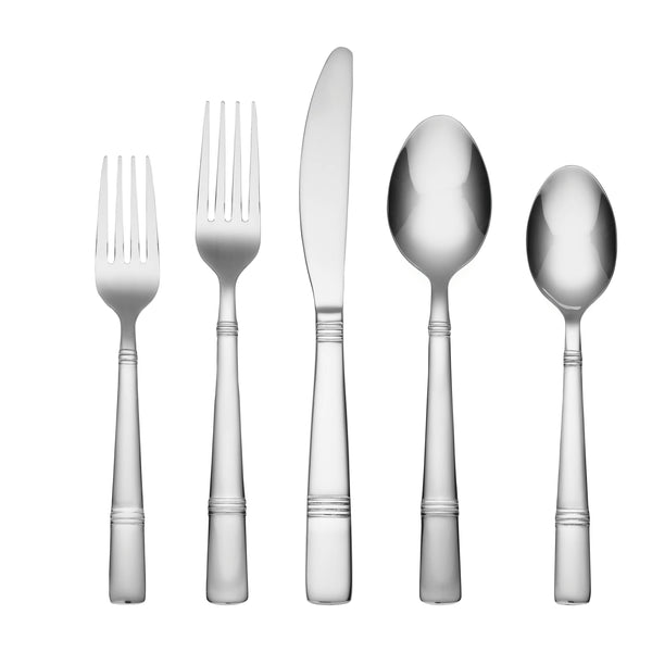 Lenox Cambridge Braylen Mirror 62-Piece Flatware Set with Oak Buffet NO COLOR METAL 3194K7CSLG31