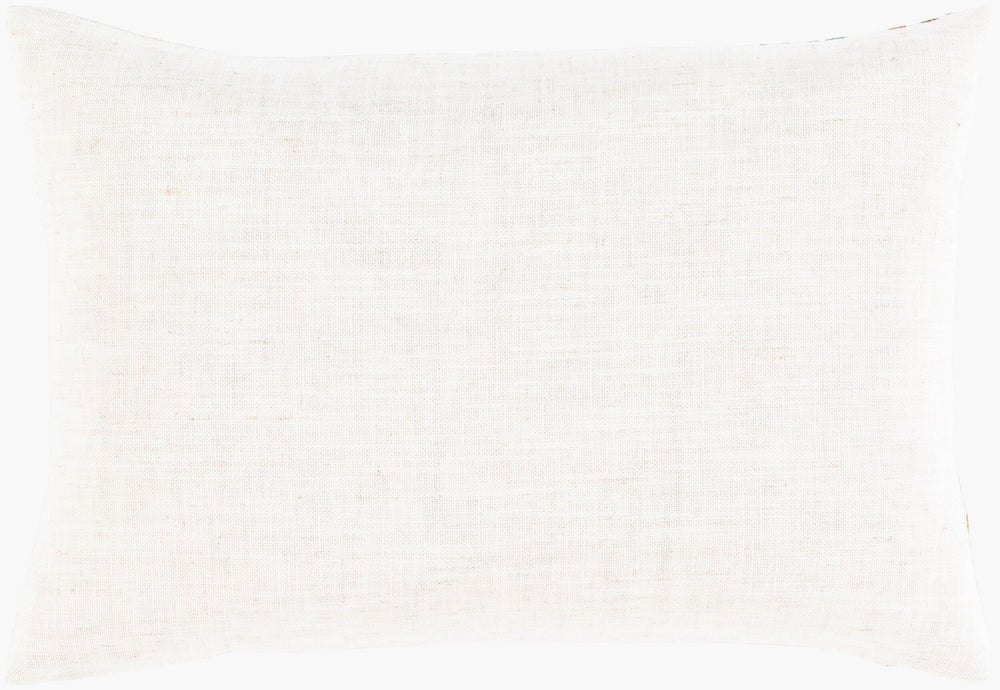 Surya Termez Cottage Style Lumbar Pillow - 14"L X 20"W Soft Polyester & Linen For Cozy Home Décor Emerald Polyester,Linen,Polyester,Linen Tmz003-1420d