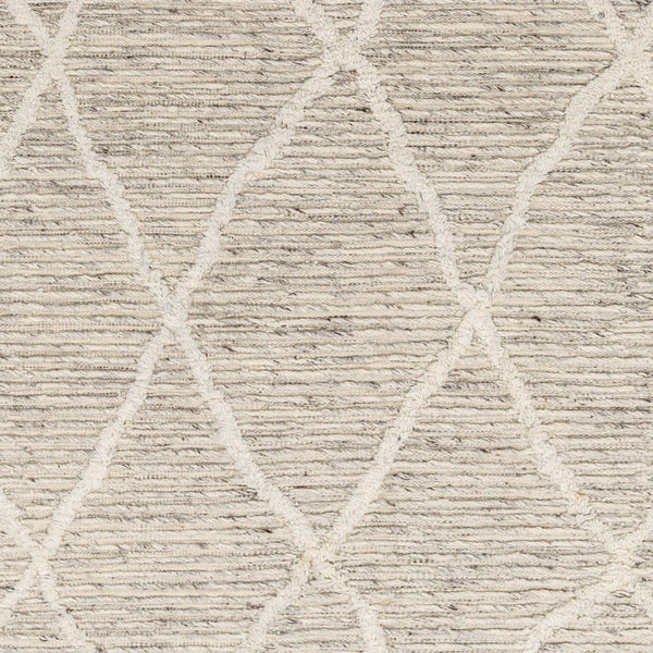 Surya Tenerife 2' X 3' Handmade Moroccan-inspired Rug - Exquisite Wool, Plush Comfort, And Unique Fringe Detail Light Gray Wool Tnf2302-23