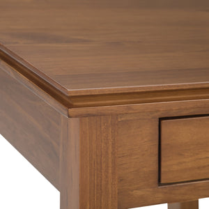 English Elm Artisan Honey Brown End Table - Handcrafted Wood Design With Storage For Versatile Living Spaces B136P158692