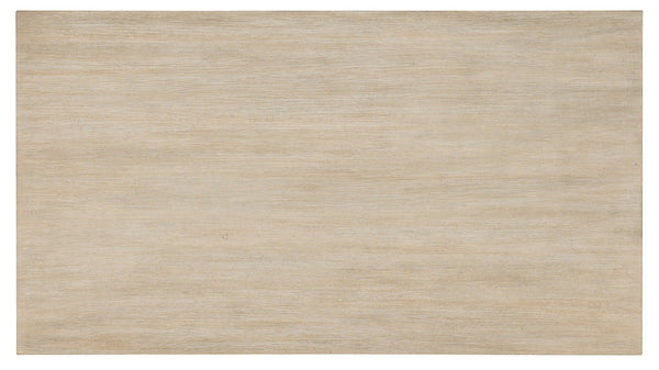 Hooker Furniture Commerce Acacia Modern Rectangle Cocktail Table With Sculptural Interlocking Base, Natural Finish 7228-80197-80