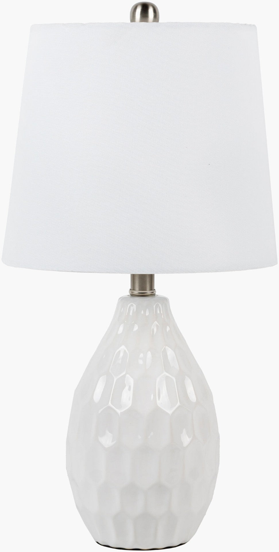 Livabliss Tenri Ceramic Base Table Lamp with Linen Shade for Bedside or Living Room Decor TNI-001