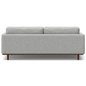 English Elm Morrison 89" Sofa - Mid-Century Modern Design In Soft Mist Grey, Sustainable Comfort For 3 People B136P159964