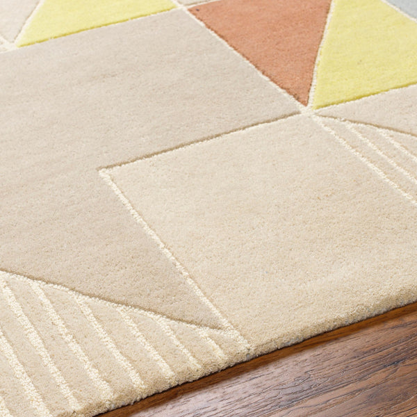 Surya Tallinn 2' X 3' Handmade Area Rug - Luxurious Viscose & Wool Blend, Modern Design For Elegance Medium Gray Wool,Viscose Tnl2301-23